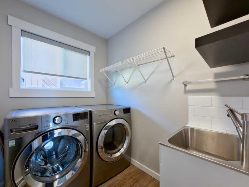 8149 26 Avenue, Coleman, AB - Indoor Photo Showing Laundry Room