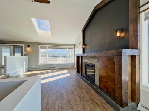8149 26 Avenue, Coleman, AB - Indoor With Fireplace