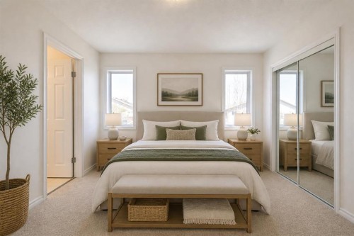 406 Kodiak Boulevard North, Lethbridge, AB - Indoor Photo Showing Bedroom