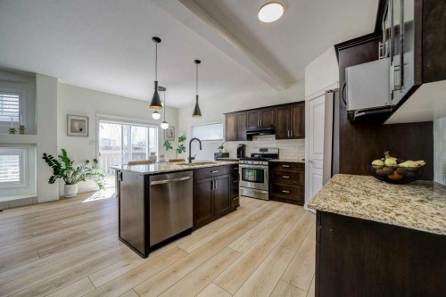 286 Twinriver Road West, Lethbridge, AB - Indoor Photo Showing Kitchen With Stainless Steel Kitchen With Upgraded Kitchen