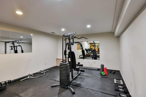 99 Lemoyne Crescent West, Lethbridge, AB - Indoor Photo Showing Gym Room
