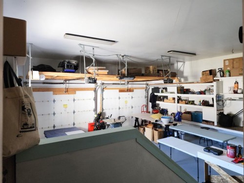 5307 2A St. East, Claresholm, AB - Indoor Photo Showing Garage