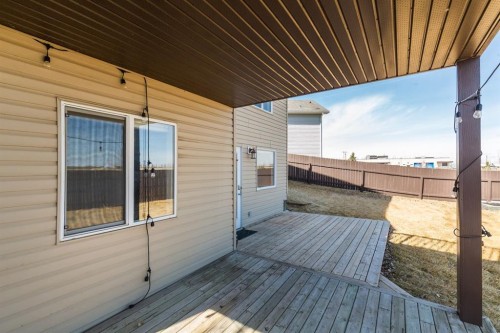 1917 Parkside Point, Coaldale, AB - Outdoor With Deck Patio Veranda With Exterior
