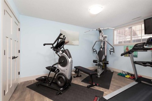 442 Stonecrest Terrace West, Lethbridge, AB - Indoor Photo Showing Gym Room