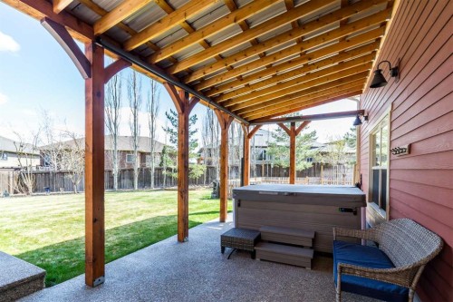 442 Stonecrest Terrace West, Lethbridge, AB - Outdoor With Deck Patio Veranda With Exterior