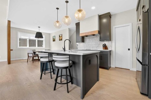640 Devonia Road West, Lethbridge, AB - Indoor Photo Showing Kitchen With Upgraded Kitchen