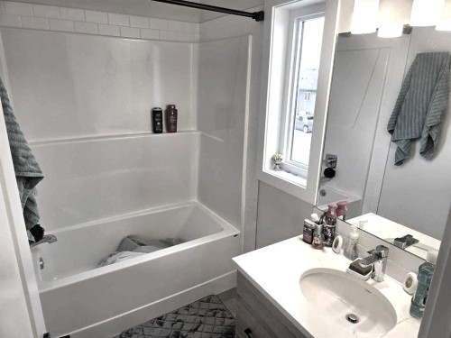 A & B-50 Sage Brush Avenue, Taber, AB - Indoor Photo Showing Bathroom