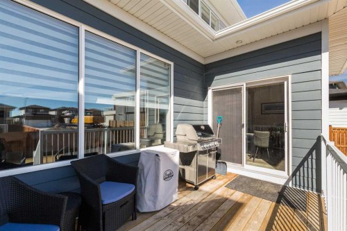 1009 Atlantic Lookout West, Lethbridge, AB - Outdoor With Deck Patio Veranda With Exterior