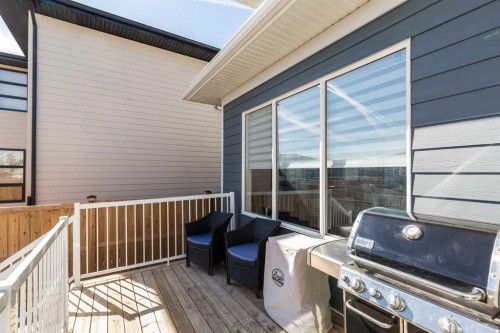 1009 Atlantic Lookout West, Lethbridge, AB - Outdoor With Deck Patio Veranda With Exterior