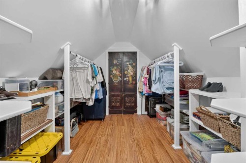 4717 2 Street West, Claresholm, AB - Indoor With Storage