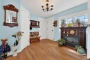 4717 2 Street West, Claresholm, AB  - Indoor Photo Showing Other Room With Fireplace 