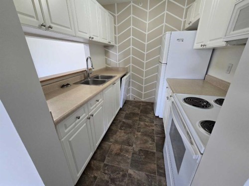 312-485 Red Crow Boulevard West, Lethbridge, AB - Indoor Photo Showing Kitchen With Double Sink