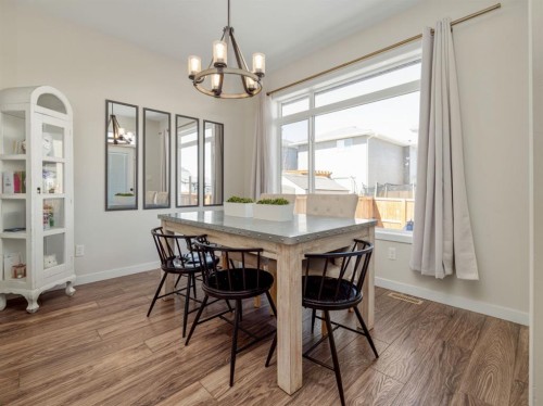 653 Aquitania Boulevard West, Lethbridge, AB - Indoor Photo Showing Dining Room