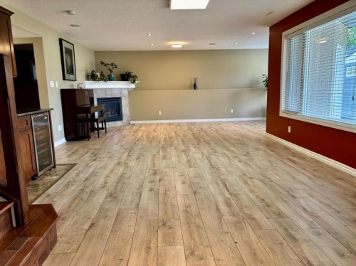 314 Coulee Springs Terrace South, Lethbridge, AB - Indoor With Fireplace