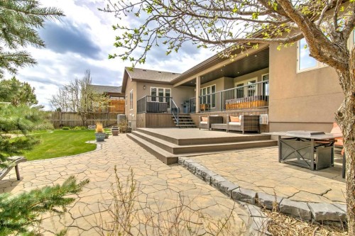 100 Canyoncrest Point West, Lethbridge, AB - Outdoor With Deck Patio Veranda