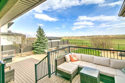 100 Canyoncrest Point West, Lethbridge, AB - Outdoor With Deck Patio Veranda With Exterior