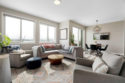 700 Seton Circle Se, Calgary, AB - Indoor Photo Showing Living Room