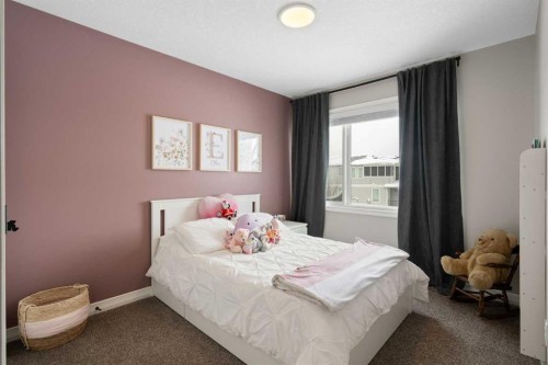 700 Seton Circle Se, Calgary, AB - Indoor Photo Showing Bedroom