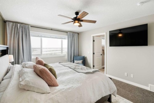 700 Seton Circle Se, Calgary, AB - Indoor Photo Showing Bedroom