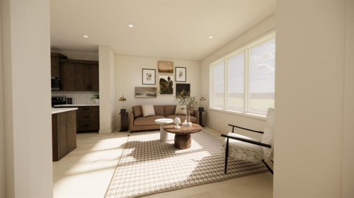 2607 16 Avenue, Coaldale, AB - Indoor Photo Showing Living Room