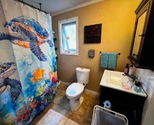 1241 8 Avenue South, Lethbridge, AB - Indoor Photo Showing Bathroom