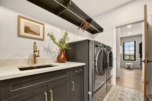 93 Prairie Arbour Boulevard South, Lethbridge, AB - Indoor Photo Showing Laundry Room