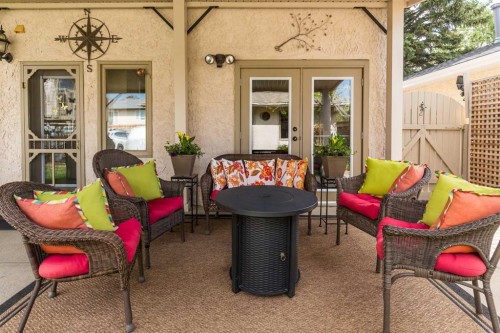 41 Simon Fraser Boulevard West, Lethbridge, AB - Outdoor With Deck Patio Veranda With Exterior