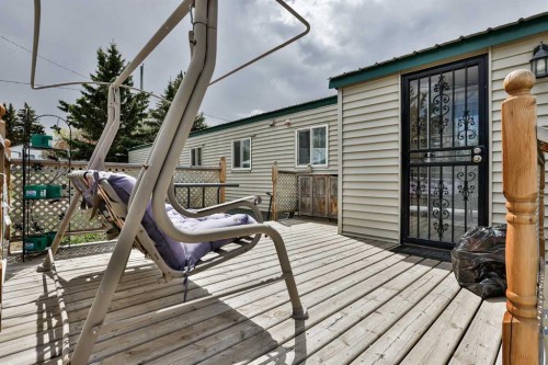 222 Centre Street, Lomond, AB - Outdoor With Deck Patio Veranda With Exterior