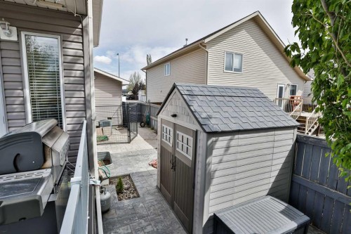 14 Thyrza Burkitt Place North, Lethbridge, AB - Outdoor With Deck Patio Veranda With Exterior