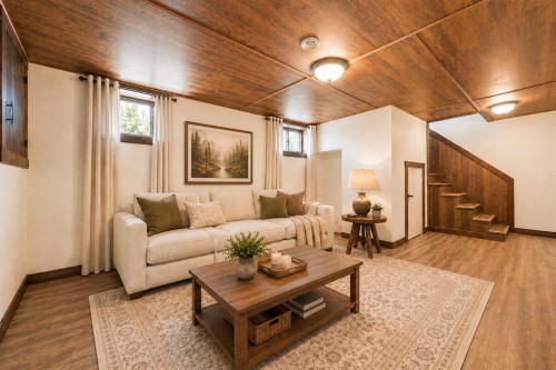 94075 Range Road 115, Burdett, AB - Indoor Photo Showing Living Room
