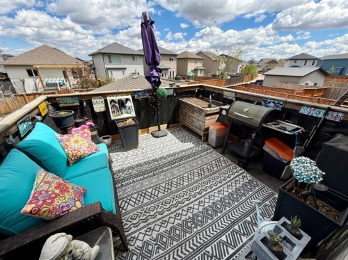 527 Moonlight Lane West, Lethbridge, AB - Outdoor With Deck Patio Veranda