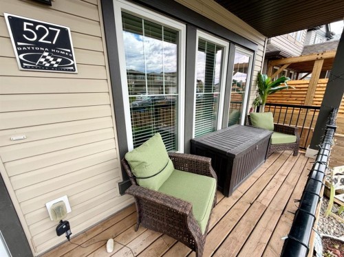 527 Moonlight Lane West, Lethbridge, AB - Outdoor With Deck Patio Veranda With Exterior