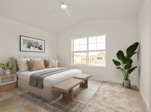 554 Malahat Green West, Lethbridge, AB - Indoor Photo Showing Bedroom