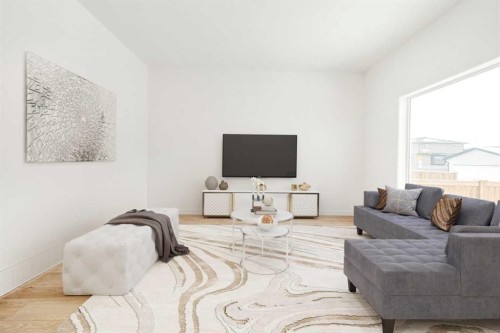 546 Malahat Green West, Lethbridge, AB - Indoor Photo Showing Living Room