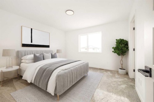 546 Malahat Green West, Lethbridge, AB - Indoor Photo Showing Bedroom