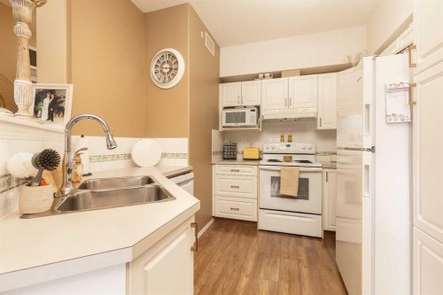 416-2020 32 Street South, Lethbridge, AB - Indoor Photo Showing Kitchen With Double Sink