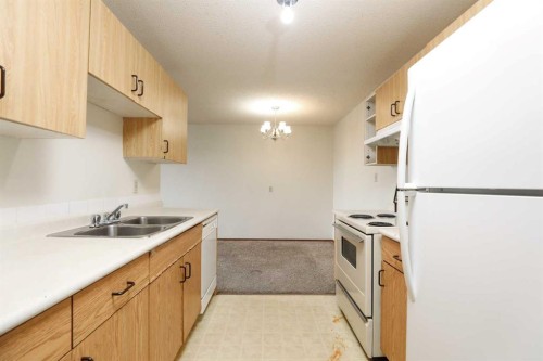220-85 Foxbend Crescent North, Lethbridge, AB - Indoor Photo Showing Kitchen With Double Sink