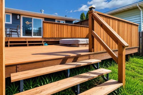 4734 60 Avenue, Taber, AB - Outdoor With Deck Patio Veranda With Exterior