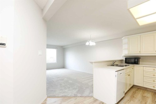 112-620 Columbia Boulevard West, Lethbridge, AB - Indoor Photo Showing Kitchen With Double Sink