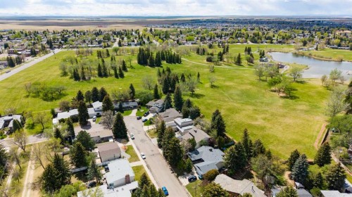 9 Queens Road West, Lethbridge, AB - Outdoor With Body Of Water With View