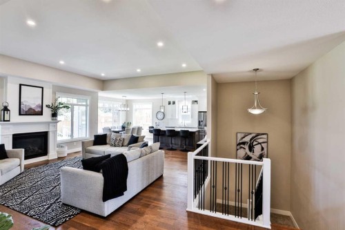 19 S 300 W, Raymond, AB - Indoor Photo Showing Living Room With Fireplace