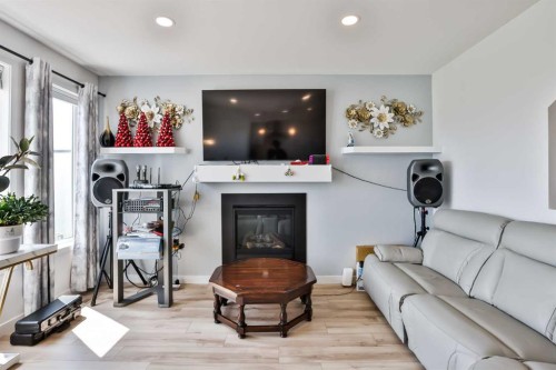 134 Greywolf Road North, Lethbridge, AB - Indoor With Fireplace