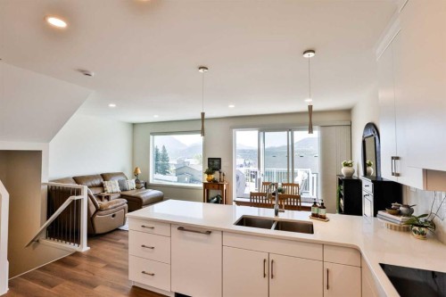 8618 25 Avenue, Coleman, AB - Indoor Photo Showing Kitchen With Double Sink