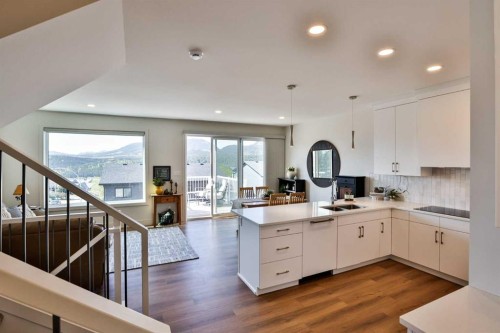 8618 25 Avenue, Coleman, AB - Indoor Photo Showing Kitchen With Double Sink