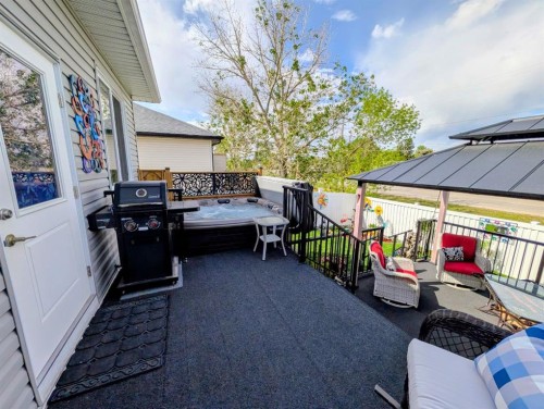 83 Harvest Square, Claresholm, AB - Outdoor With Deck Patio Veranda