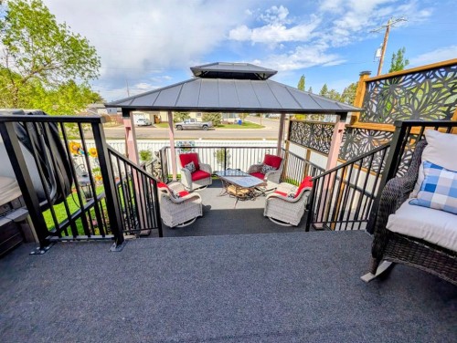 83 Harvest Square, Claresholm, AB - Outdoor With Deck Patio Veranda With Exterior