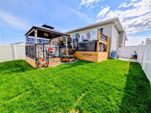 83 Harvest Square, Claresholm, AB - Outdoor With Deck Patio Veranda