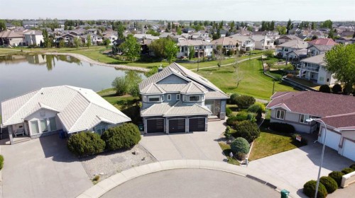 73 Fairmont Park Landing South, Lethbridge, AB - Outdoor With Body Of Water