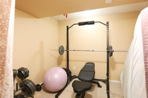 18 Garden Place, Magrath, AB - Indoor Photo Showing Gym Room