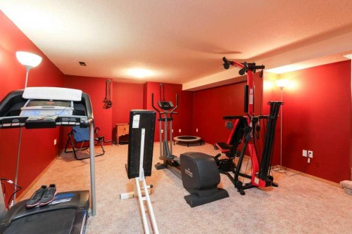 729 Columbia Boulevard West, Lethbridge, AB - Indoor Photo Showing Gym Room